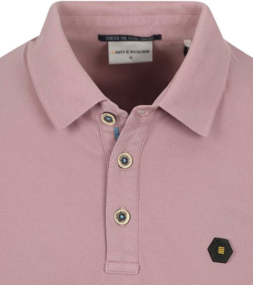 No Excess Polo z tkaniny piqué w kolorze mauve Product / Detail