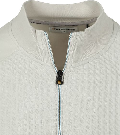 No Excess Väst med Dragkedja Jacquard Kritstreck Product / Detail