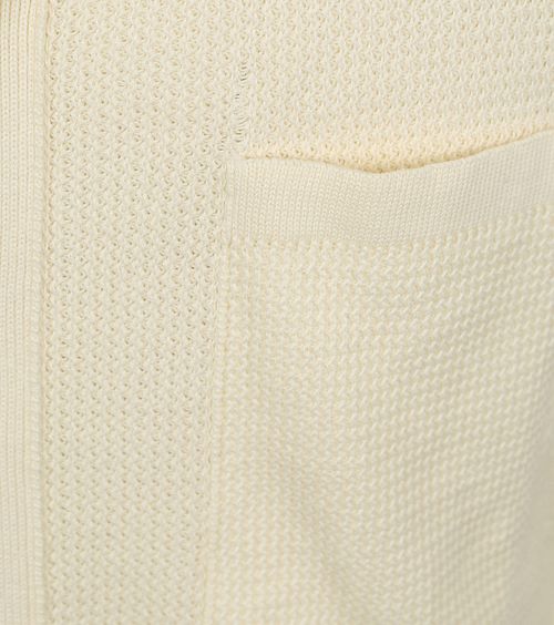 KnowledgeCotton Apparel Strikbluse i Off White Product / Detail