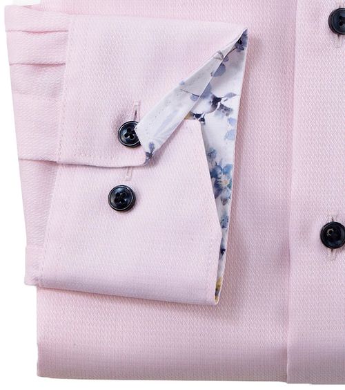 Olymp Luxor Overhemd SL7 Structure Roze Product / Detail