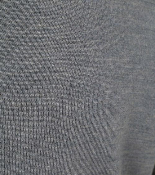 Jersey OLYMP de cuello redondo en lana gris Product / Detail