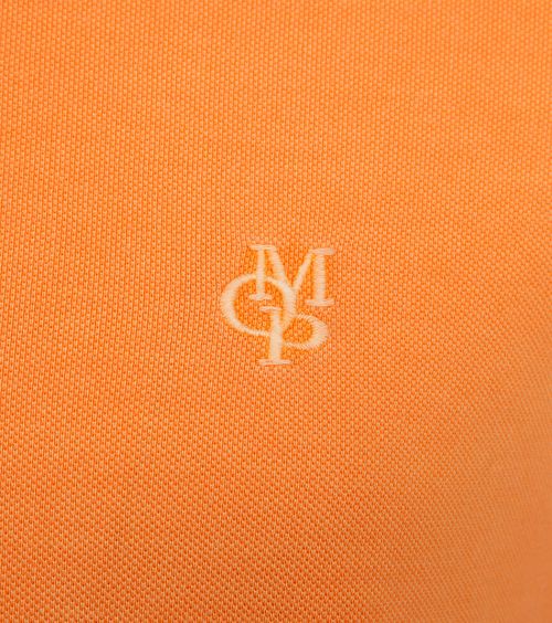 Polo Marc O'Polo teint en pièce papaye orange Product / Detail