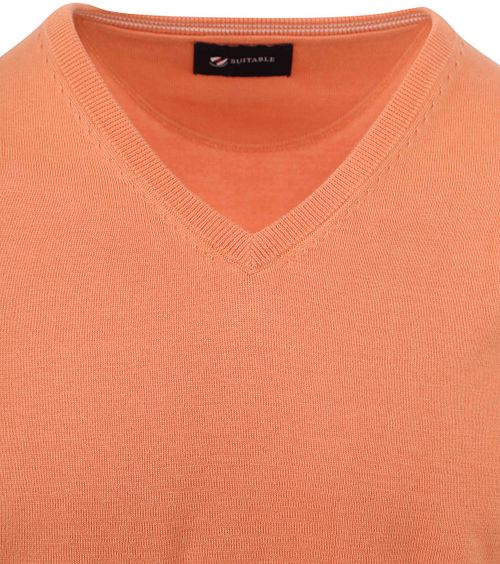 Suitable Pullover Vini V-Hals Oranje Product / Detail