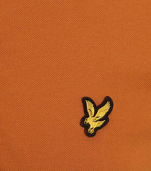 Lyle and Scott Polo Plain Orange Product / Detail