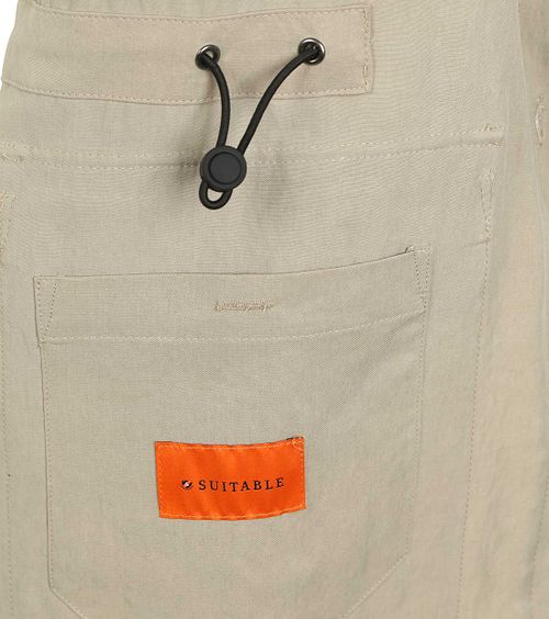 Overshirt Suitable in Tencel greige Product / Detail