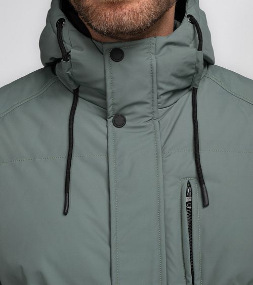 Petrol Veste Shungnak Vert Model / Detail