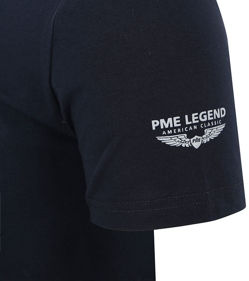 PME Legend Basic T-Shirt 2er Pack O-Ausschnitt Navy Product / Detail