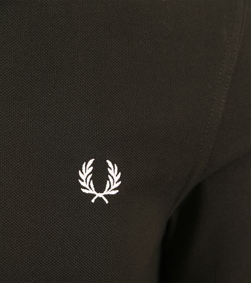Polo Fred Perry a maniche lunghe verde scuro T50 Product / Detail