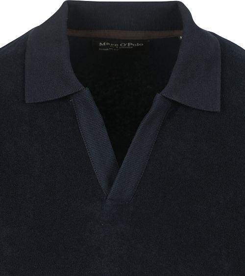 Polo Marc O'Polo Riva z tkaniny frotte w kolorze granatowym Product / Detail