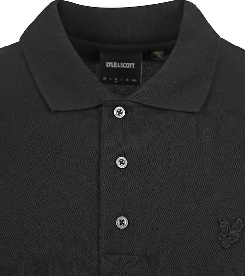 Polo Tonal Eagle de Lyle and Scott en negro Product / Detail
