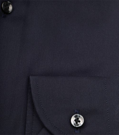 Profuomo Twill Hemd Navy Extra Lange Ärmel Product / Detail