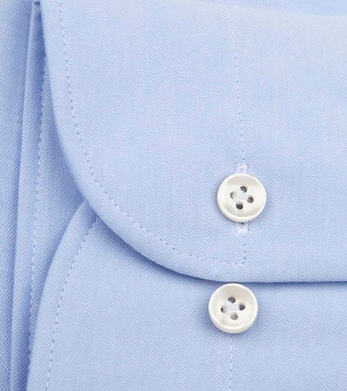 Profuomo Japanese Knitted Overhemd Lichtblauw Product / Detail