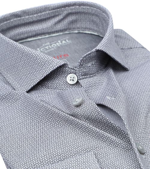 Pure The Functional Shirt Print Grigio Product / Detail