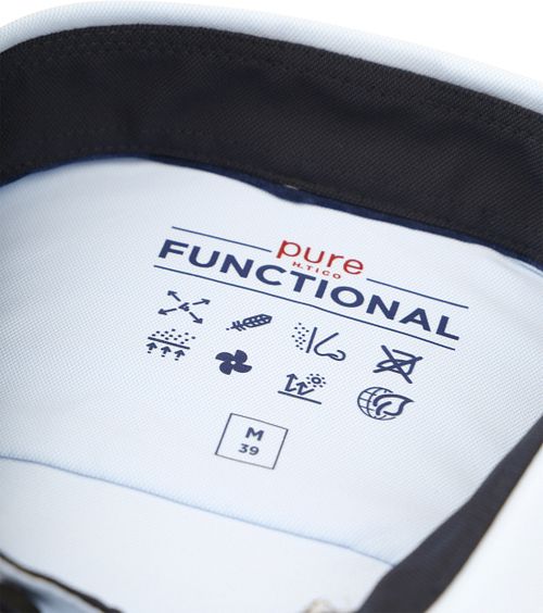 Pure The Functional Shirt Lichtblauw Product / Detail