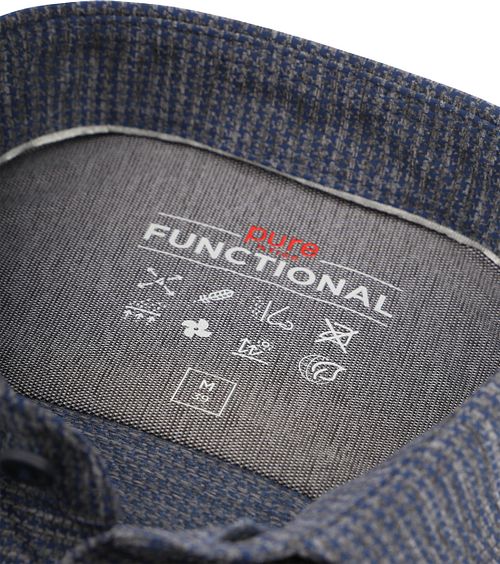 Pure The Functional Shirt we wzór antracytowy Product / Detail