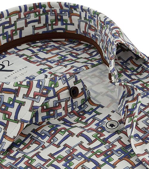 R2 Chemise Knitted Impression Multicolore Product / Detail