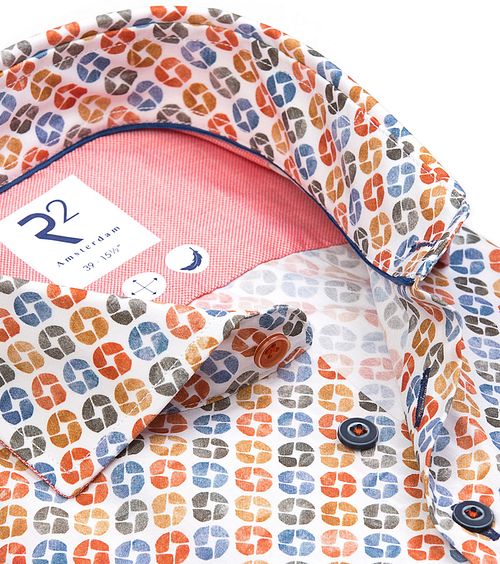 R2 Overhemd Print Multicolour Product / Detail