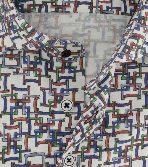 R2 Hemd Knitted Druck Multicolour Product / Detail
