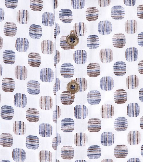 R2 Hemd Print Blauw Product / Detail