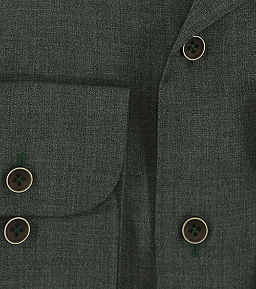 R2 Skjorta i Mörkgrön Ull Product / Detail