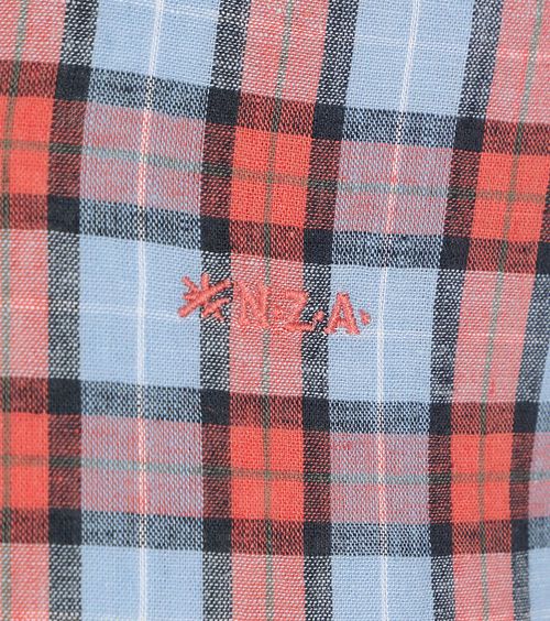 NZA Skjorte Windy Tarn Linned Rød Product / Detail