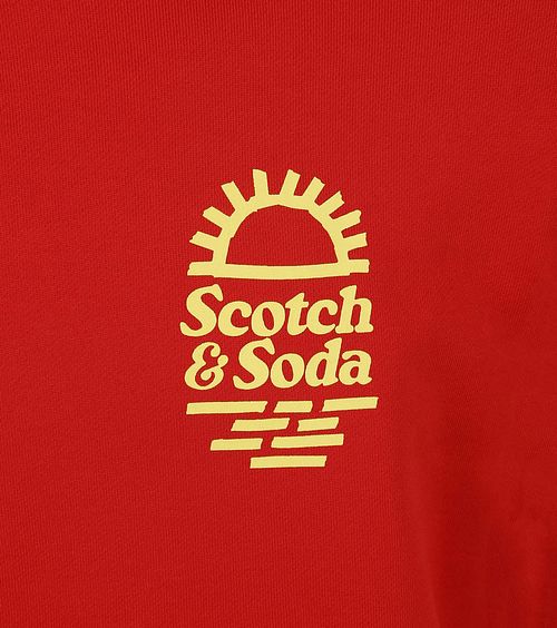 Jersey Scotch and Soda con estampado rojo Product / Detail