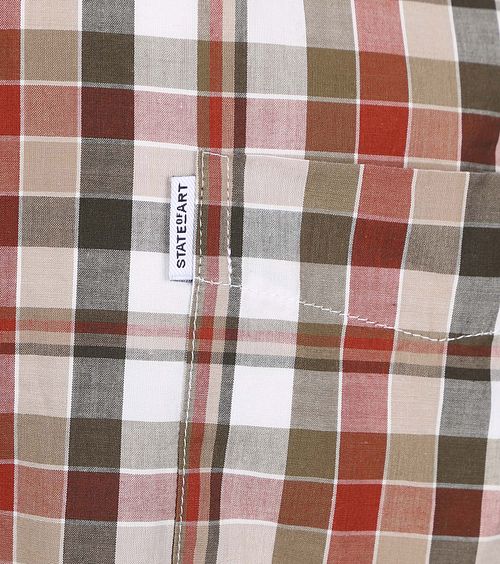 State Of Art Overhemd Rood Geruit Product / Detail
