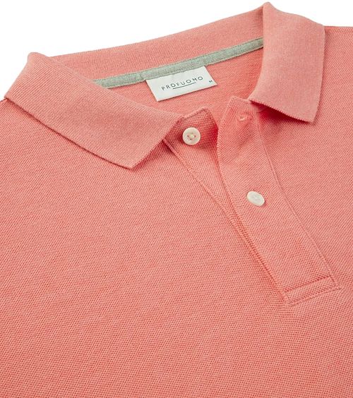 Profuomo Polo Mélangé Rose Product / Detail