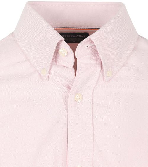 Steppin' Out Overhemd Oxford Roze Product / Detail