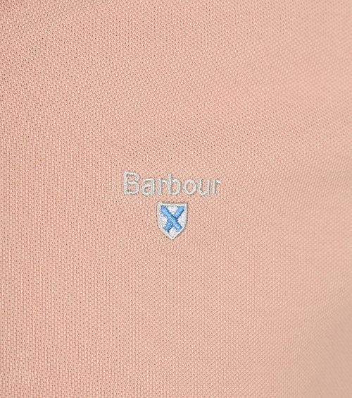 Barbour Pique Polo Lichtroze Product / Detail