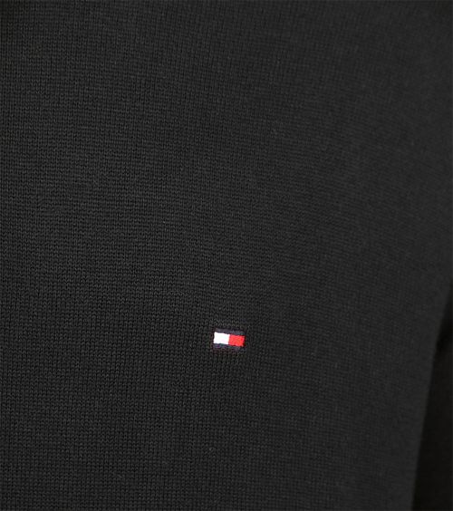 Tommy Hilfiger Big & Tall Half Zip Pullover Schwarz Product / Detail