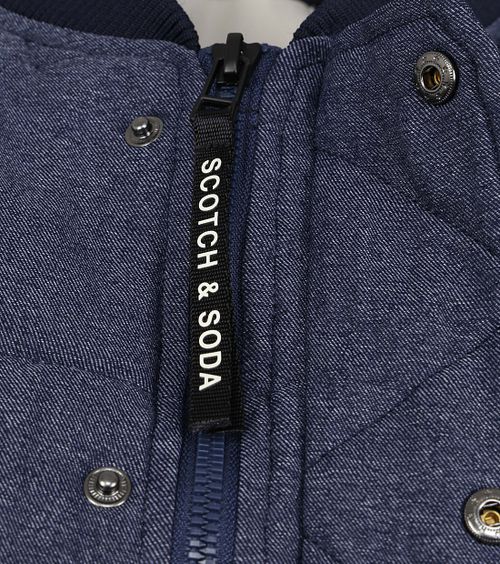 Scotch and Soda Bomber Bodywarmer Mørkeblå Product / Detail