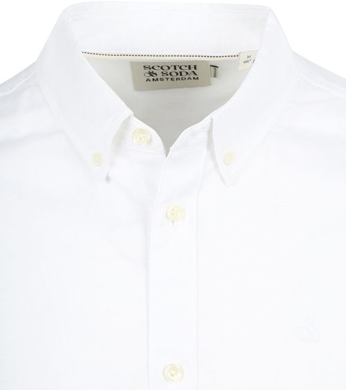 Scotch and Soda Core Oxford Hemd Wit Product / Detail