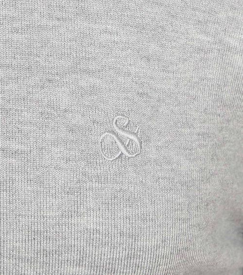 Scotch and Soda Core Pullover Szary Product / Detail