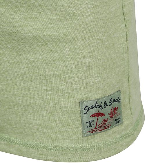 Scotch And Soda T-skjorte Melange Grønn Product / Detail