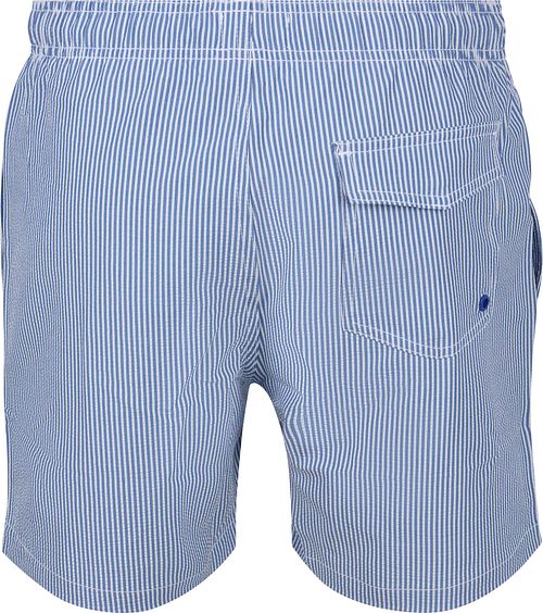 Shiwi Zwembroek Pete Seersucker Blue Stripe Product / Achterkant