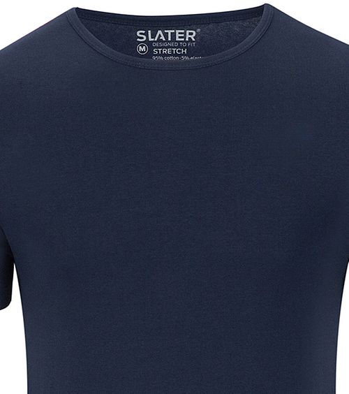 Slater 2-pack Stretch T-shirt Blå Product / Detail