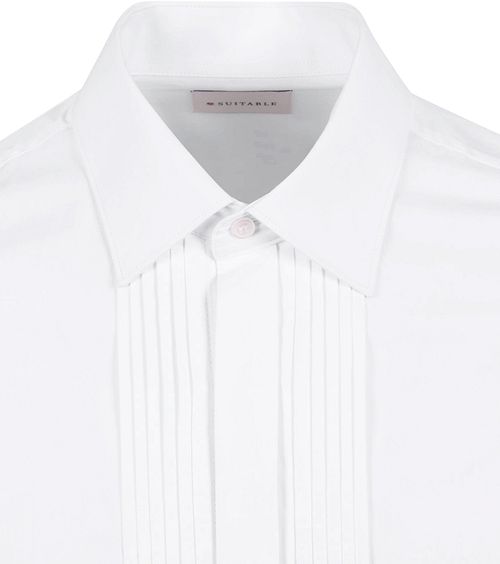 Smoking Skjorte Plisseret Hvid Product / Detail