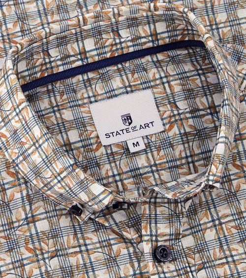 Camicia State of Art con stampa gialla Product / Detail