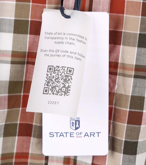 State Of Art Overhemd Rood Geruit Product / Detail