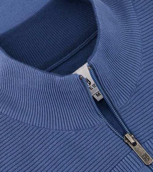 State Of Art Strickjacke Zip Blau Product / Detail