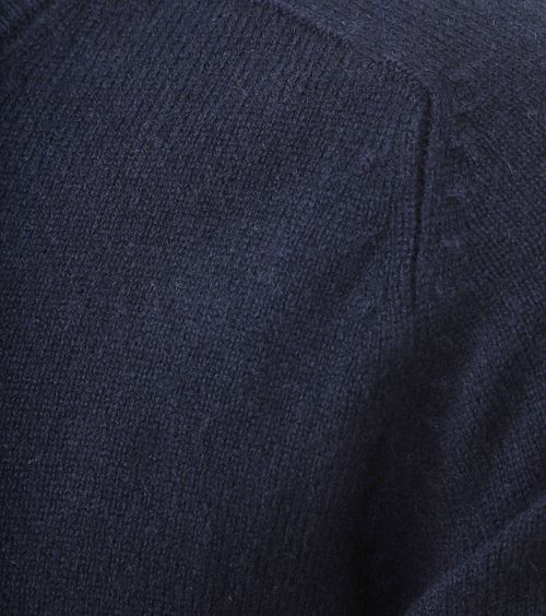 Steppin' Out Maglione scollo a V in lana d’agnello navy Product / Detail