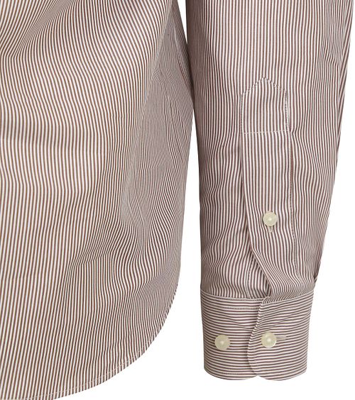 Steppin' Out Skjorte Stribe Brun Product / Detail