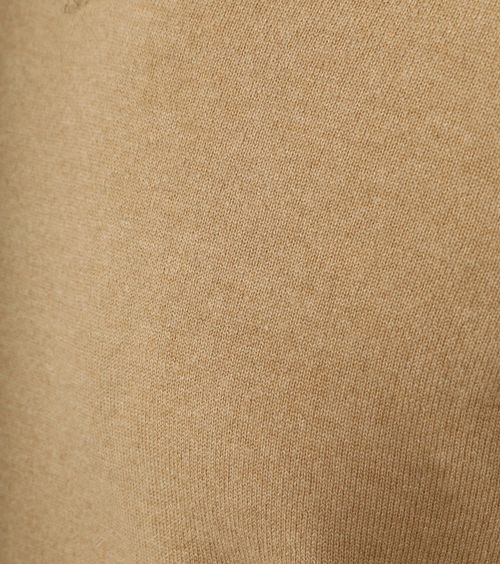 Steppin' Out sweter z dekoltem w serek z wełny merino beżowy Product / Detail