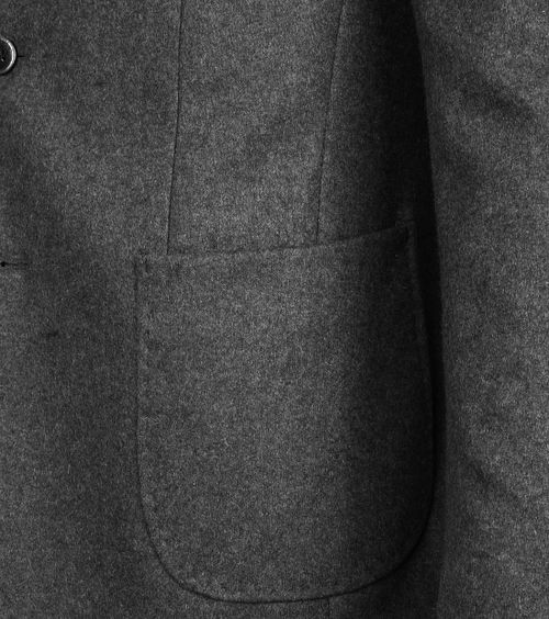 Suitable Blazer Easky Ullblandning Grå Product / Detail
