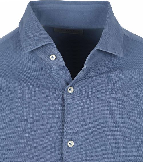 Suitable Camicia in piqué blu denim Product / Detail