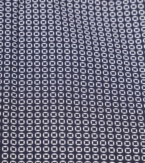 Suitable Camicia twill con stampa navy Product / Detail