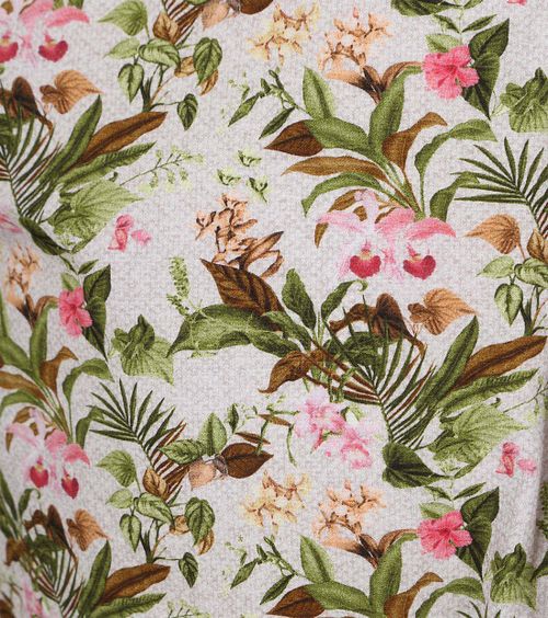 Camisa Suitable de manga corta con estampado Jungle verde Product / Detail