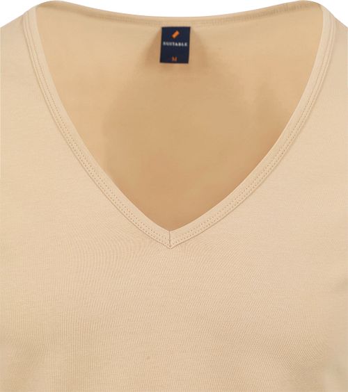 Suitable Camiseta interior invisible con escote en V profundo Vitaru pack de 4 Product / Detail