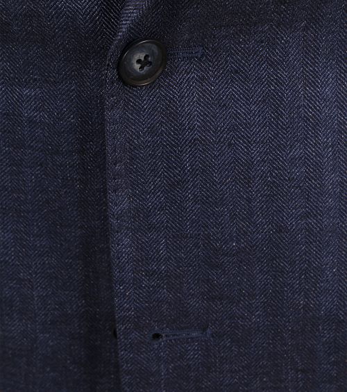Blazer de lino Suitable azul royal Product / Detail